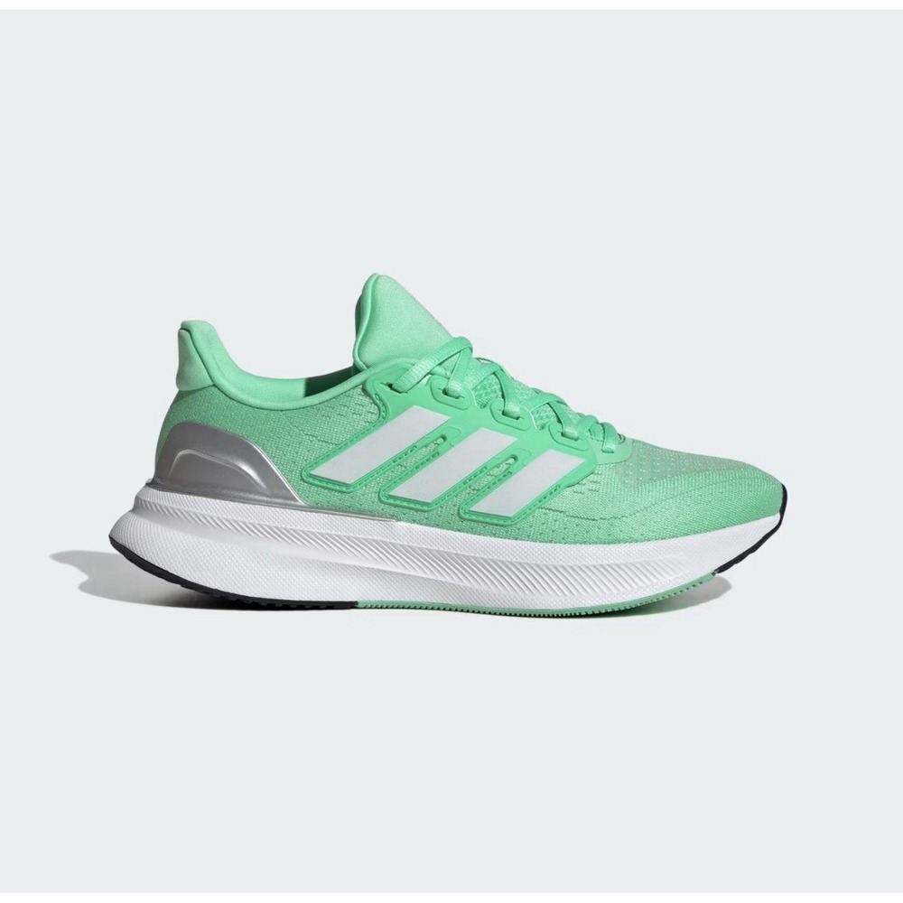 adidas Ultrarun 5 W Green Glow Men's Size 8.5 Dash Grey Core Black - Picture 7 of 13